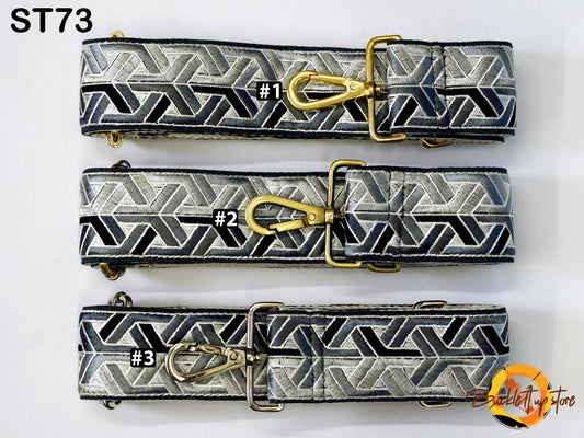 Embroidered Purse Strap Crossbody Strap for Purses Boho Bags Strap Embroidery Replacement Strap Boho Guitar Strap Handbag Strap gift for her