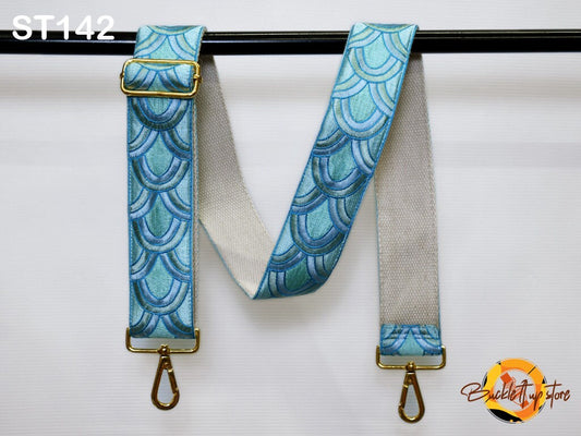Replacement Guitar Strap Crossbody Strap for Purses Sling Bag Embroidered Adjustable Handbag Boho Strap Embroidery Camera Strap Gift for Her