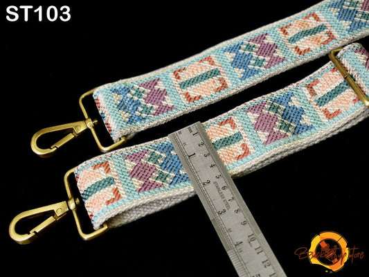 Messenger Bags Strap Replacement Strap Embroidery Purse Strap Crossbody Strap for Purses Guitar Strap Handbag Strap