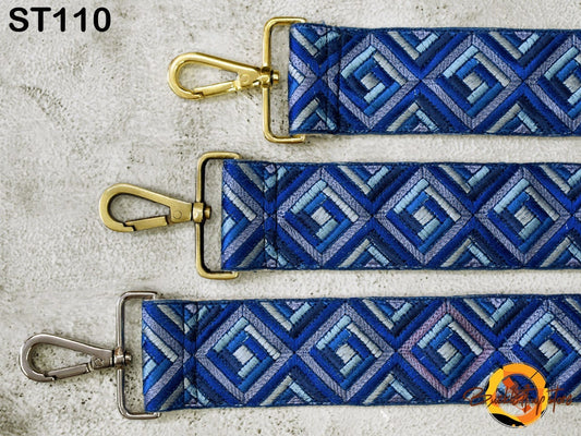 Embroidered Purse Strap Crossbody Strap for Purses Boho Bags Strap Embroidery Replacement Strap Boho Guitar Strap Handbag Strap gift for her