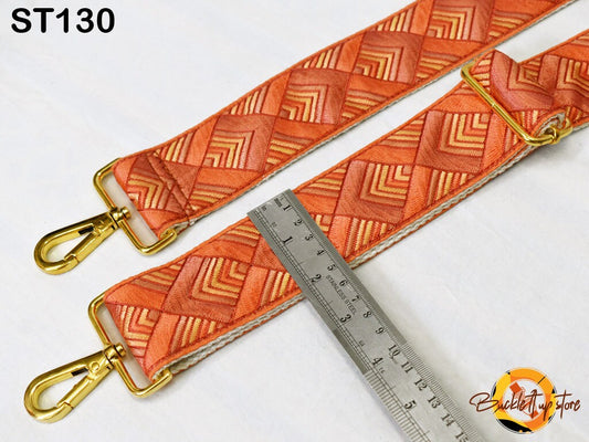 Messenger Crossbody Strap Canvas Sling Bag Purse Strap Custom Embroidery Strap Handbag Embroidered Replacement Strap Boho Guitar Strap Gift