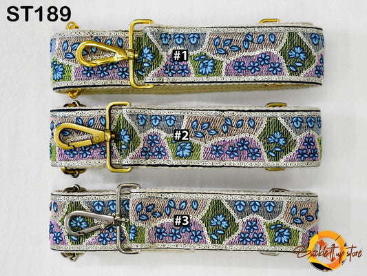 Replacement Strap Purse Strap Crossbody Strap for Purses Embroidered Boho Bags Strap Boho Guitar Strap Embroidery Handbag Strap gift for her