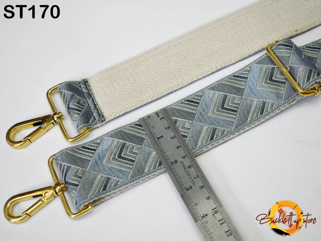 Embroidered Purse Strap Crossbody Strap for Purses Bohemian Sling Bag Strap Embroidery Replacement Guitar Strap Handbag Strap Gift for Wife