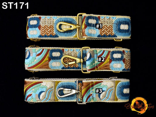Replacement Handbag Boho Bag Strap Embroidered Camera Strap Crossbody Strap for Purses Embroidery Adjustable Guitar Strap Gift for Daughter