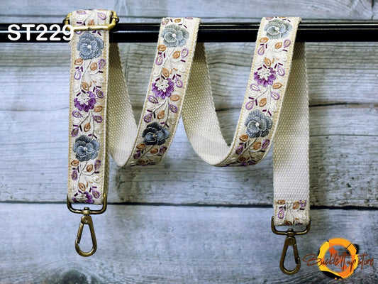 Replacement Straps - Tote Messenger Bags Strap for Purses Shoulder Crossbody Straps Embroidered Boho Guitar Strap Handbag Strap Gift for Mom