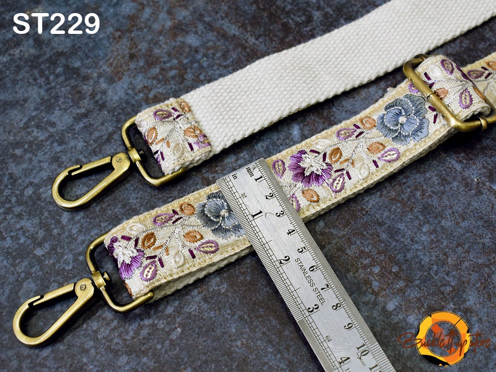 Replacement Straps - Tote Messenger Bags Strap for Purses Shoulder Crossbody Straps Embroidered Boho Guitar Strap Handbag Strap Gift for Mom