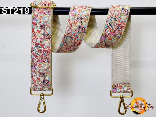 Strap for Purses Boho Bag Messenger Bag Strap Replacement Adjustable Camera Strap Crossbody Embroidered Handbag Guitar Strap Gift Girlfriend