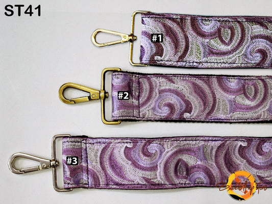 Embroidered Purse Strap Crossbody Strap for Purses Boho Bags Strap Embroidery Replacement Strap Boho Guitar Strap Handbag Strap gift for her