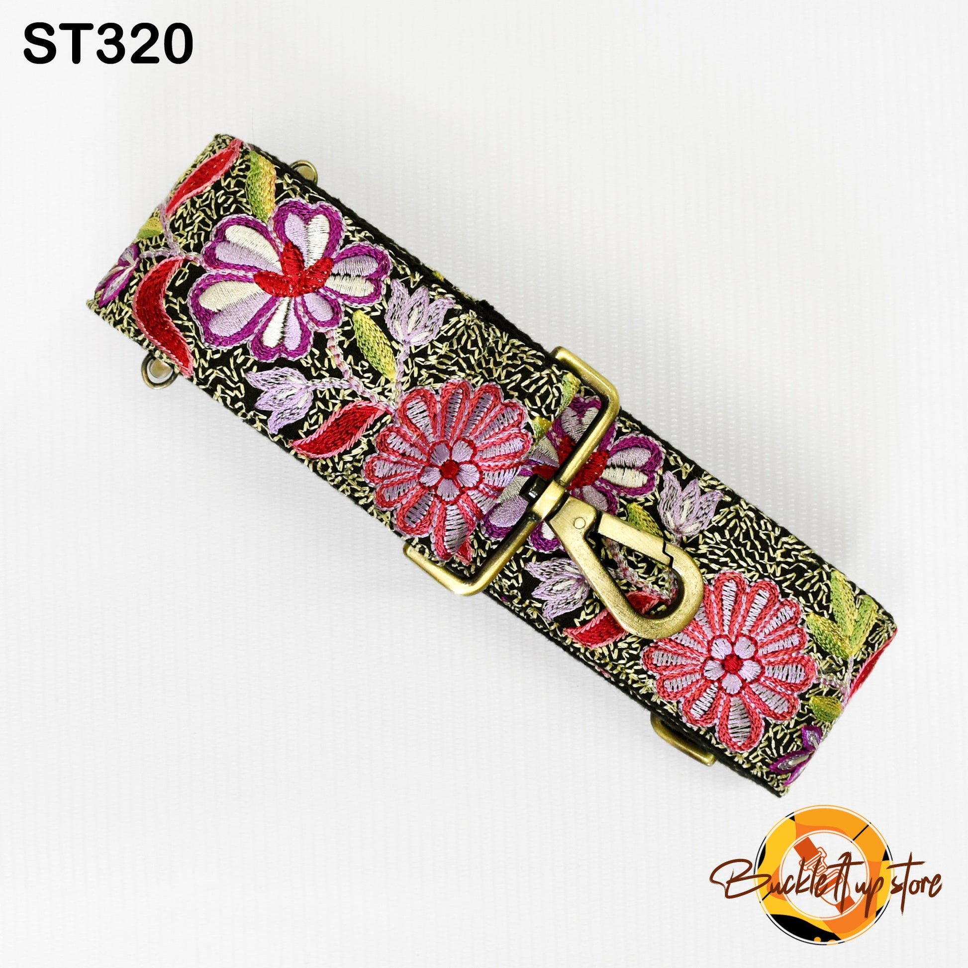 Floral Embroidery Replacement Purse Strap Crossbody Strap for Purses Embroidered Boho Bag Strap Boho Guitar Strap Handbag Strap Gift for her