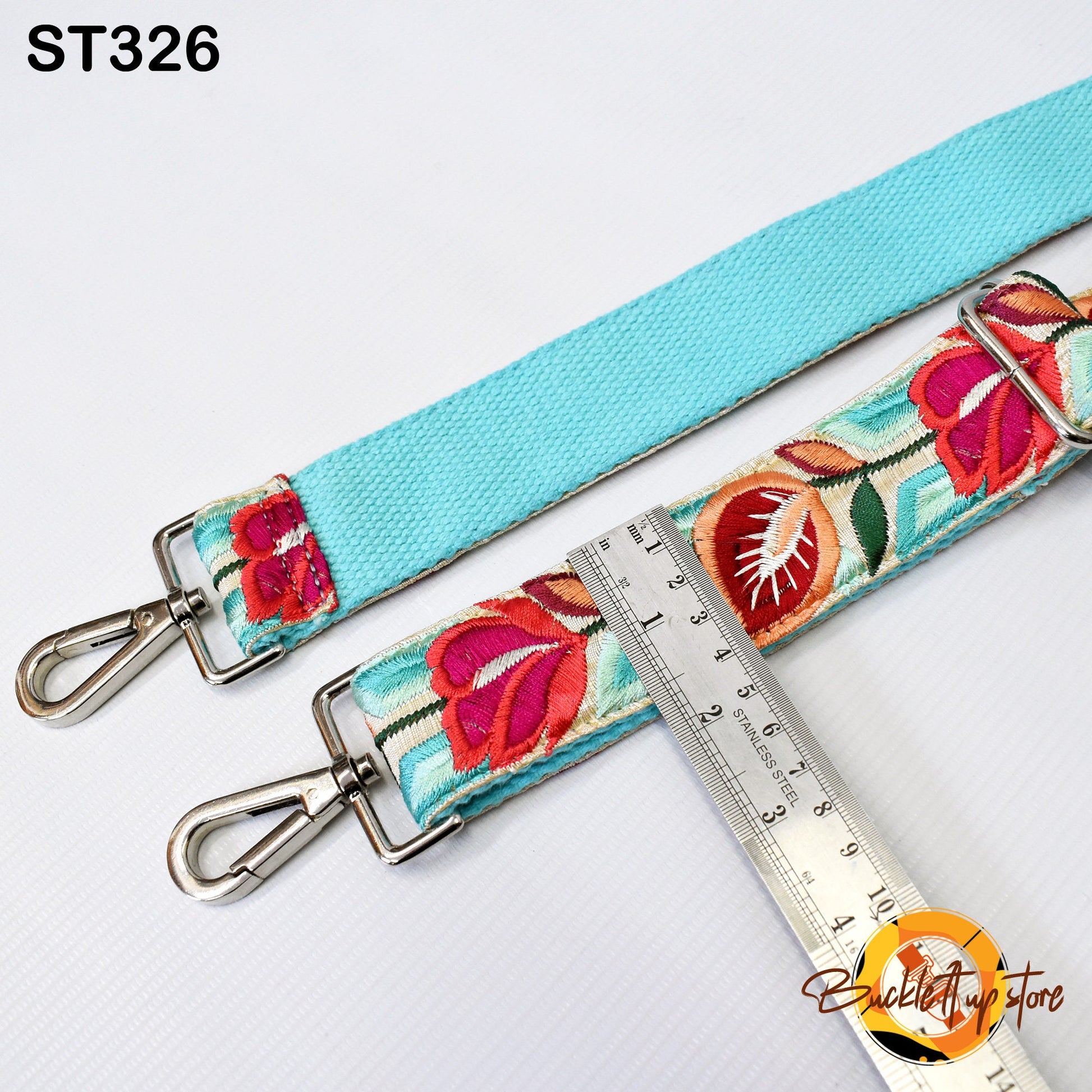 Embroidered Detachable Guitar Strap Crossbody Strap for Purses Bags Embroidery Replacement Messenger Strap Boho Tote Handbag Strap Gift Mom