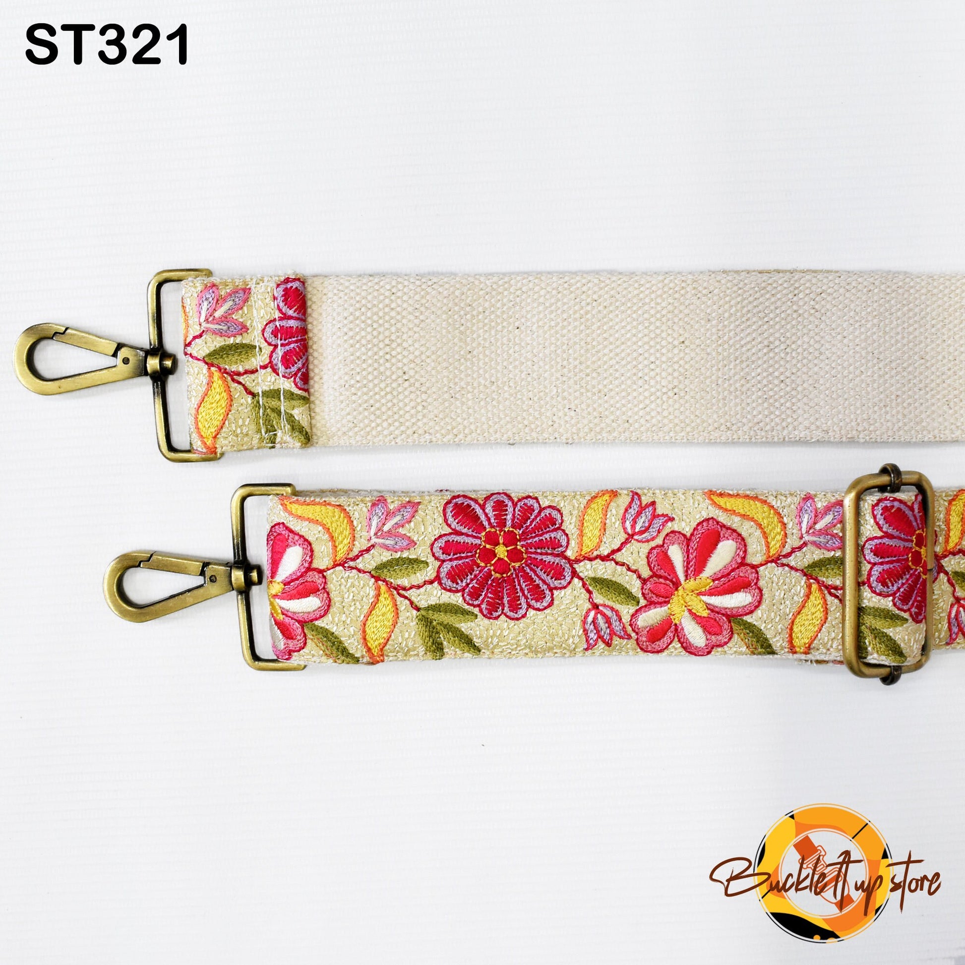 Embroidery Replacement Crossbody Strap for Purses Floral Purse Strap Embroidered Boho Bag Strap Boho Guitar Strap Handbag Strap Gift for her