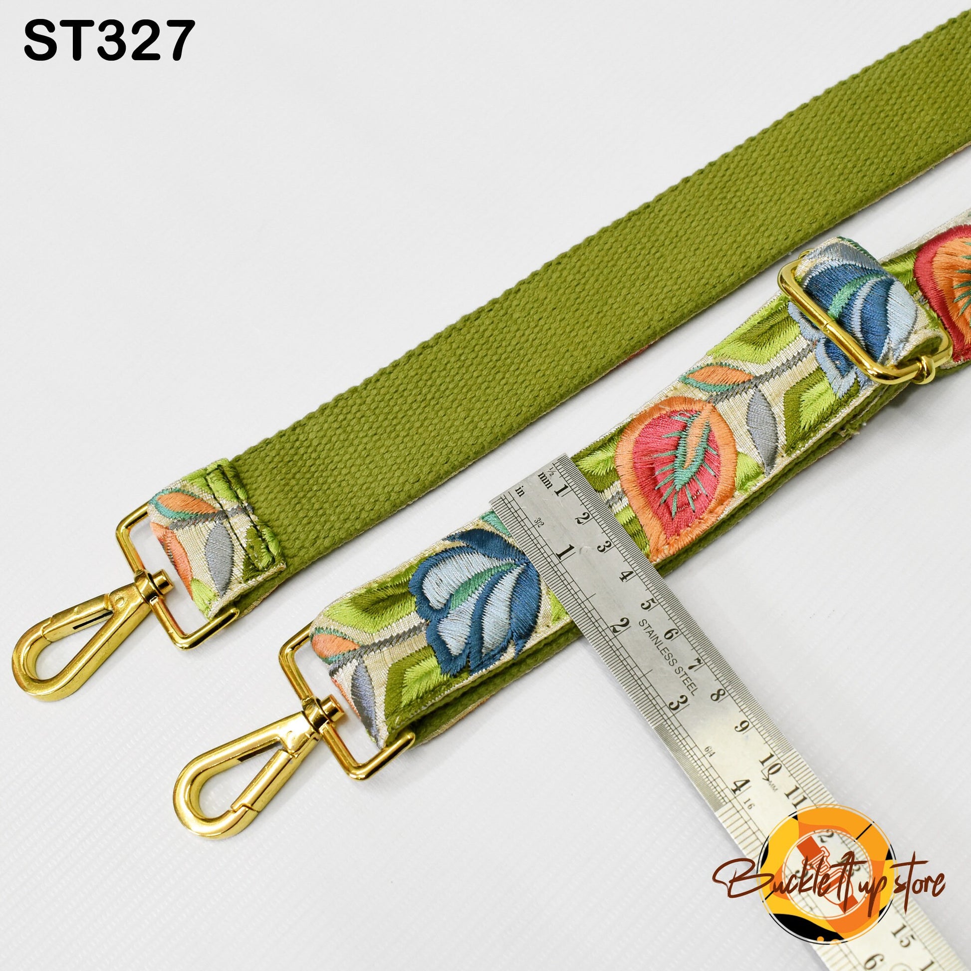 Embroidered Detachable Guitar Strap Crossbody Strap for Purses Embroidery Replacement Messenger Bags Tote Handbag Strap Gift Mom Sister Wife