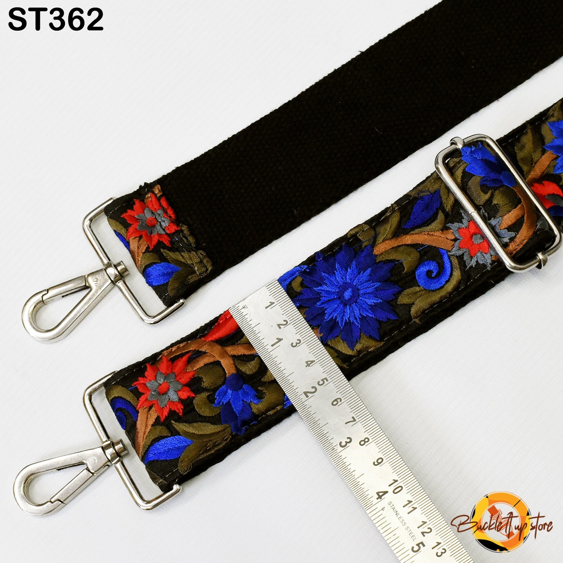 Crossbody Strap for Purses Handbag Embroidered Purse Strap Boho Bag Strap Floral Embroidery Replacement Strap Boho Guitar Strap Gift for her