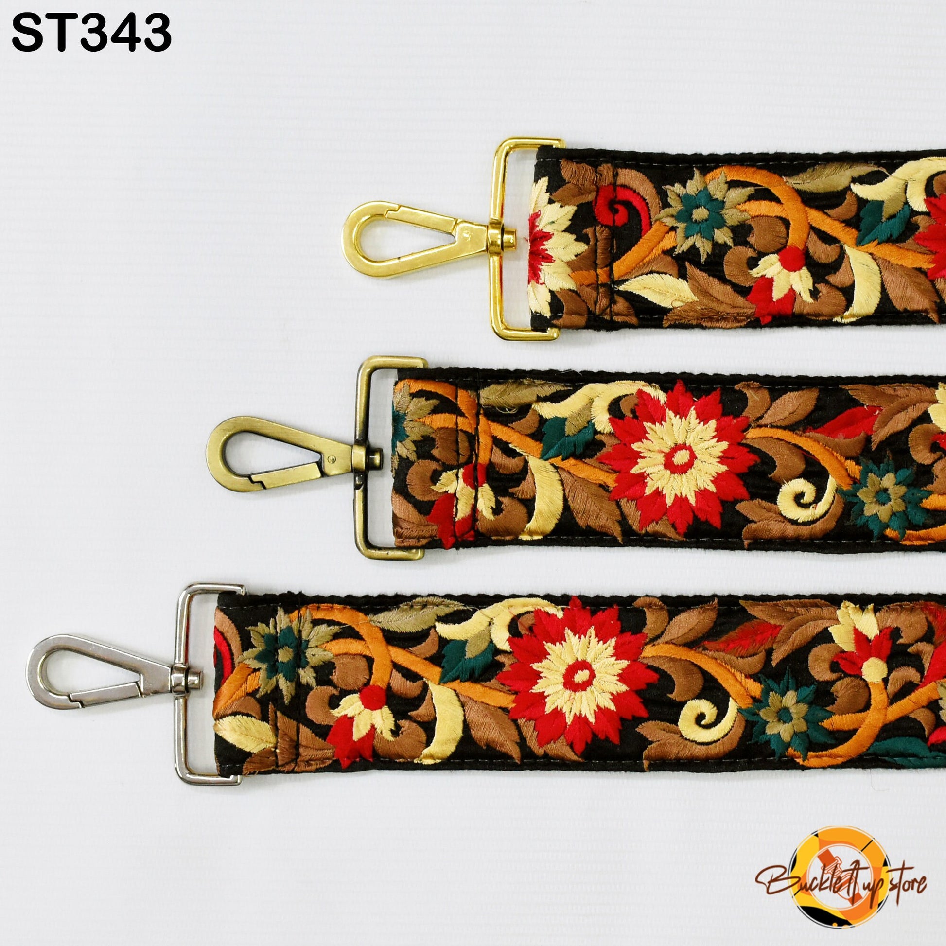 Embroidered Purse Strap Crossbody Strap for Purses Handbag Boho Bag Strap Floral Embroidery Replacement Strap Boho Guitar Strap Gift for her