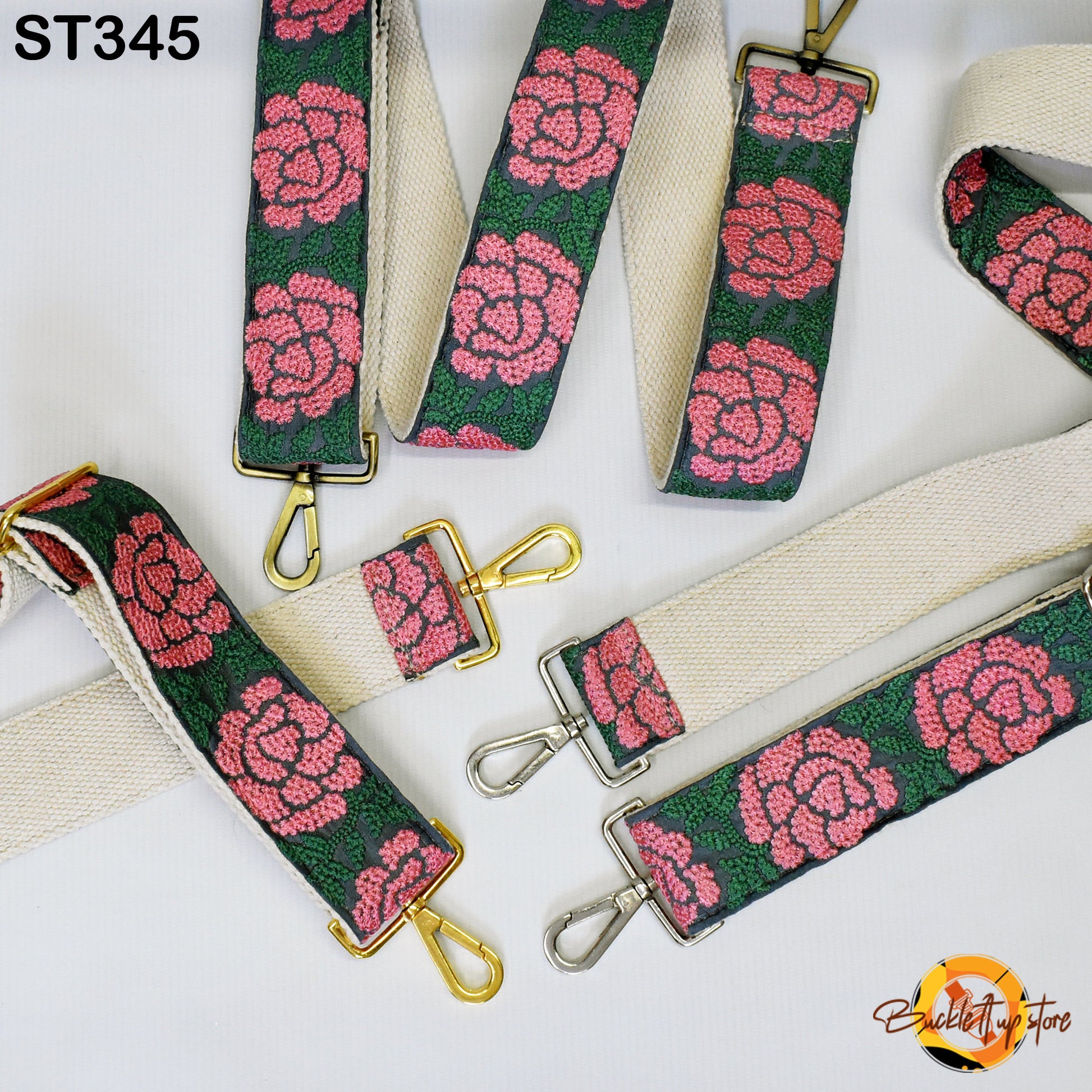 Floral Replacement Handbag Boho Bag Strap Embroidered Adjustable Embroidery Camera Strap Crossbody Strap Purses Guitar Strap Gift Daughter