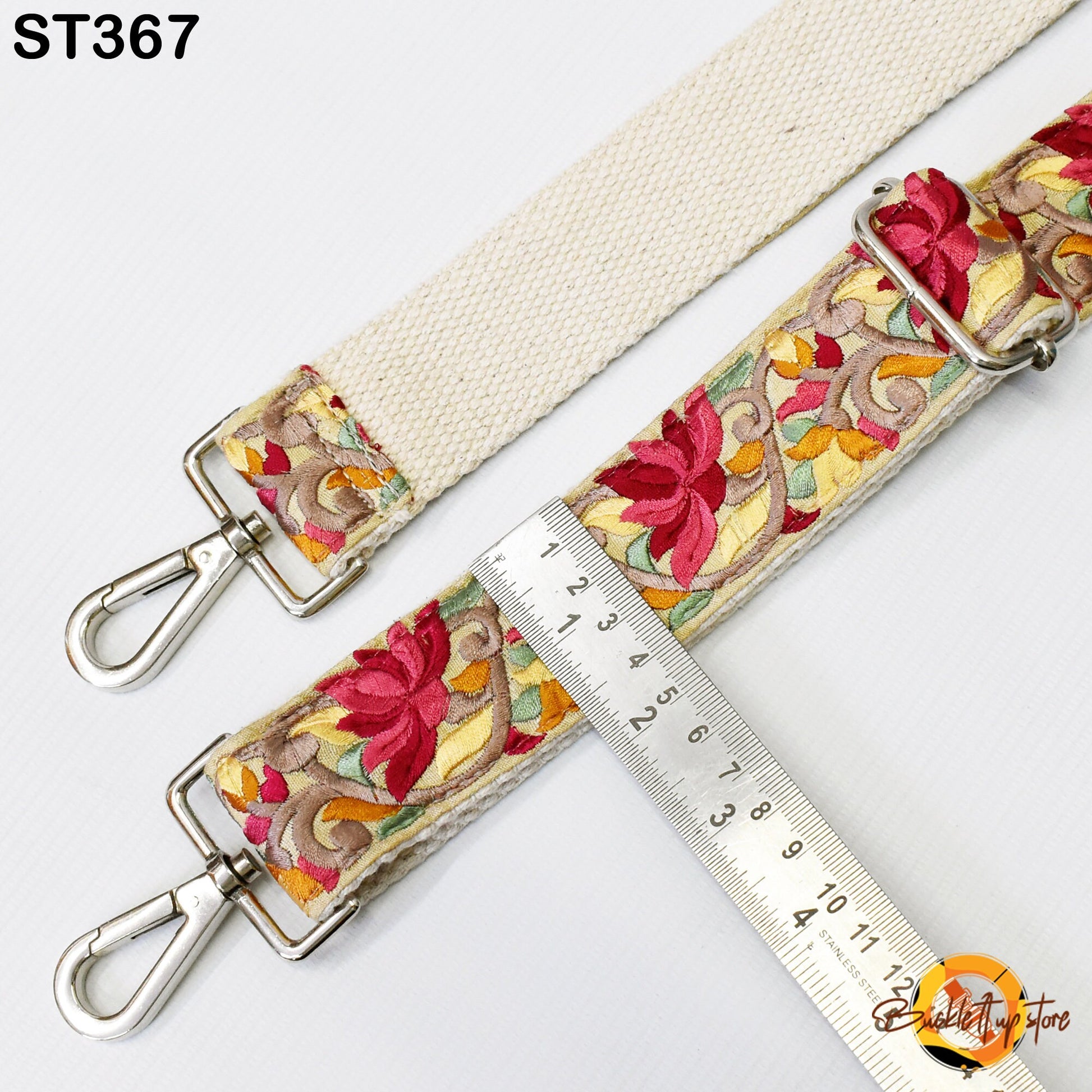 Gift Mom Embroidered Detachable Crossbody Strap for Purses Bags Embroidery Replacement Messenger Strap Boho Tote Handbag Strap Guitar Strap