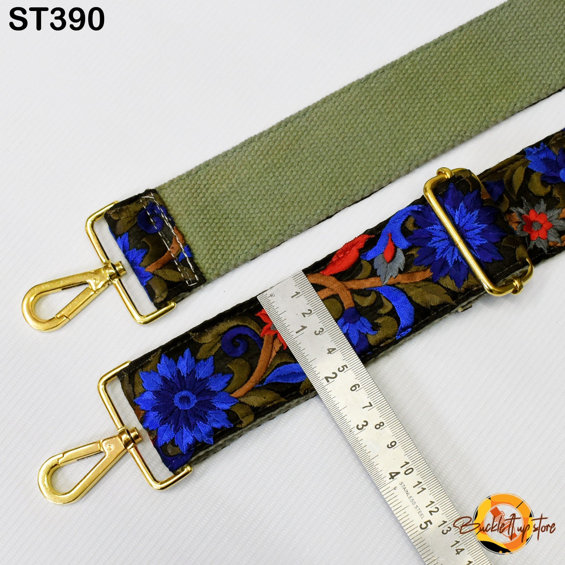 Embroidered Replacement Purse Strap Crossbody Strap for Purses Handbag Boho Bag Strap Floral Embroidery Strap Boho Guitar Strap Gift for her