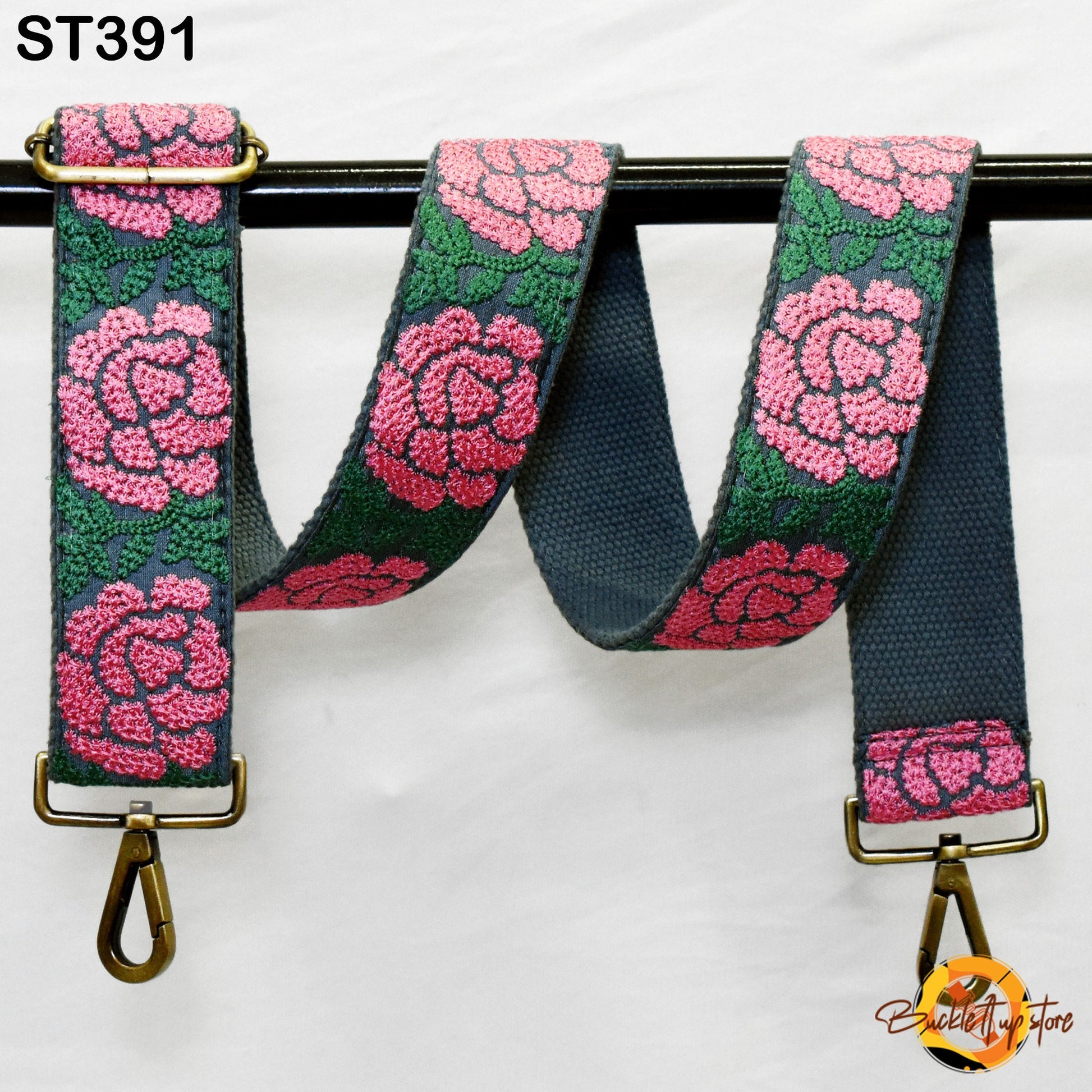 Adjustable Replacement Handbag Boho Bag Strap Floral Embroidered Embroidery Camera Strap Crossbody Strap Purses Guitar Strap Gift Daughter