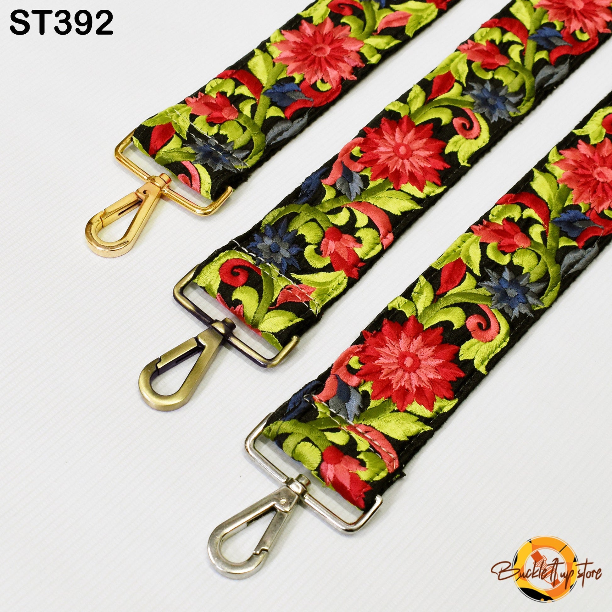 Gift for Sister Crossbody Strap for Purses Handbag Embroidered Strap Boho Bag Strap Floral Embroidery Replacement Strap Boho Guitar Strap