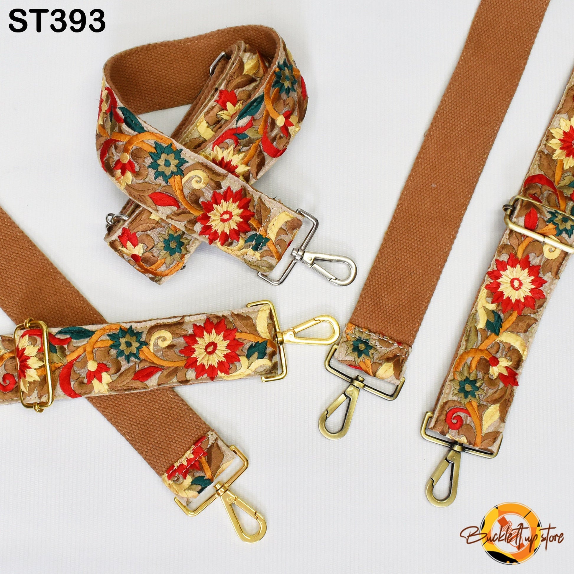 Crossbody Strap for Handbag Purses Embroidered Purse Strap Boho Bag Strap Floral Embroidery Replacement Strap Boho Guitar Strap Gift for her