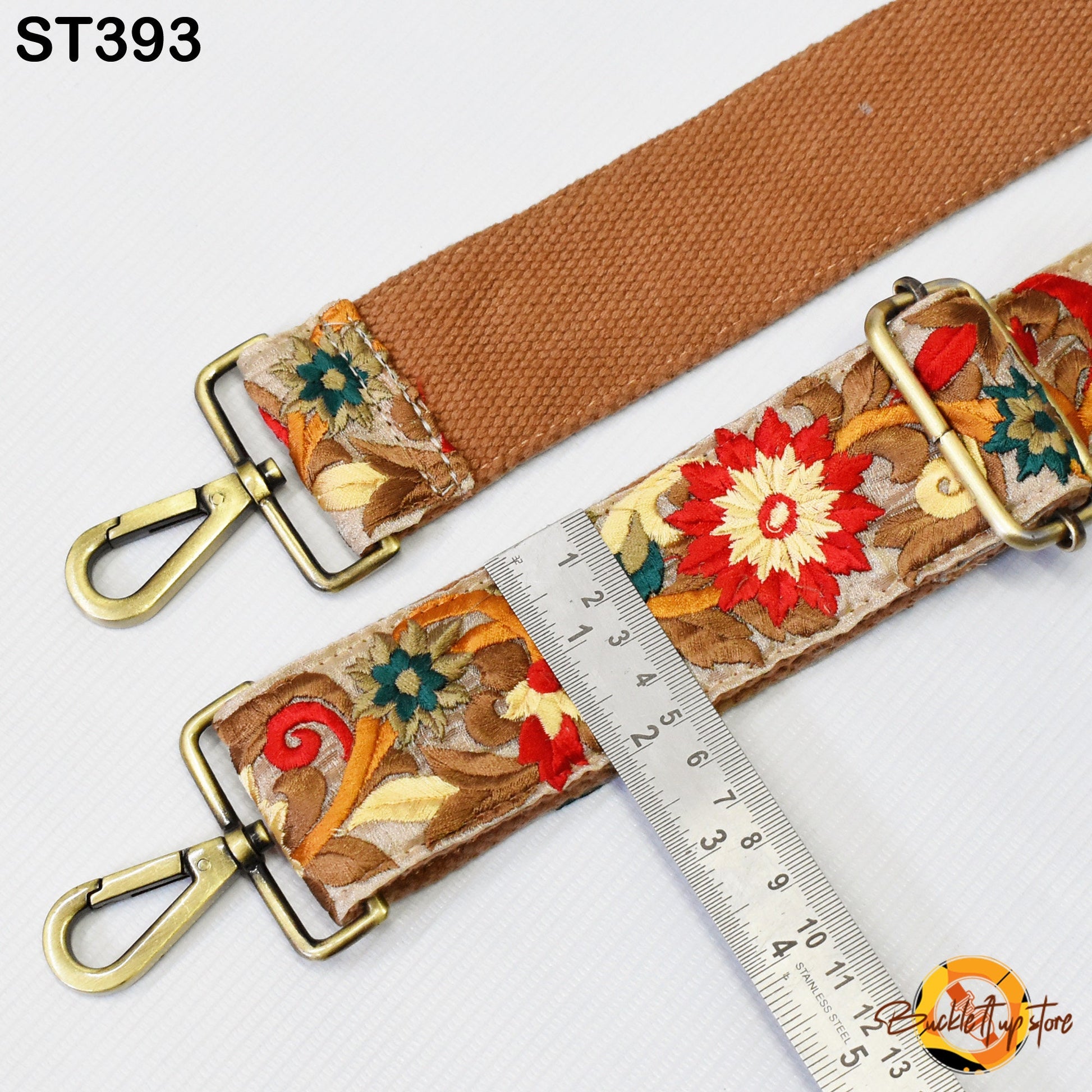 Crossbody Strap for Handbag Purses Embroidered Purse Strap Boho Bag Strap Floral Embroidery Replacement Strap Boho Guitar Strap Gift for her