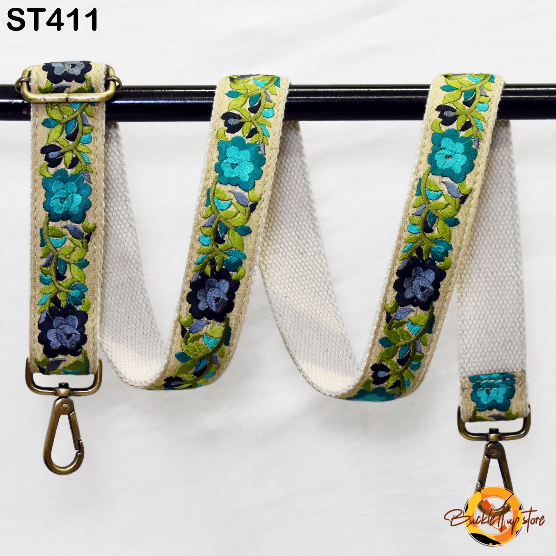 Gift for Dad Embroidered Messenger Bags Strap Crossbody Strap for Purses Boho Embroidery Replacement Strap Boho Guitar Strap Handbag Strap