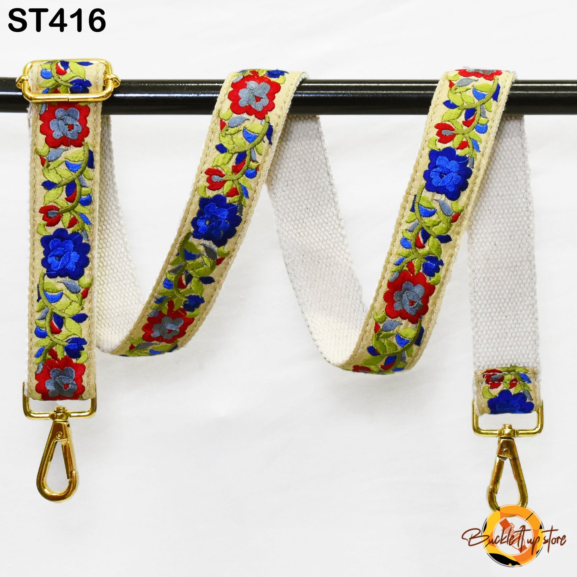 Embroidered Messenger Bags Strap Crossbody Strap for Purses Embroidery Replacement Strap Boho Guitar Strap Handbag Strap Gift for Sister