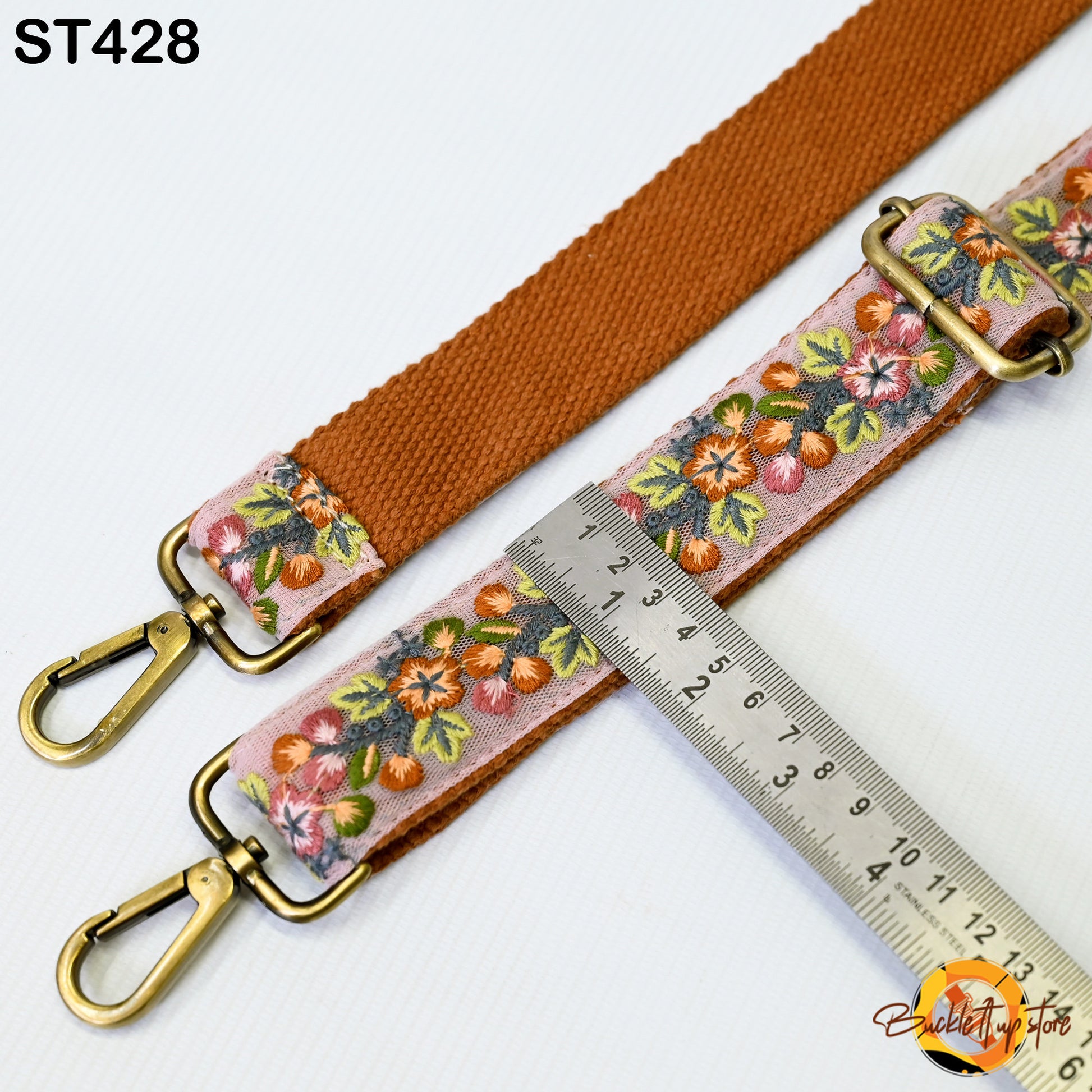 Gift for Dad Embroidered Messenger Bags Strap Crossbody Strap for Purses Boho Embroidery Replacement Strap Boho Guitar Strap Handbag Strap