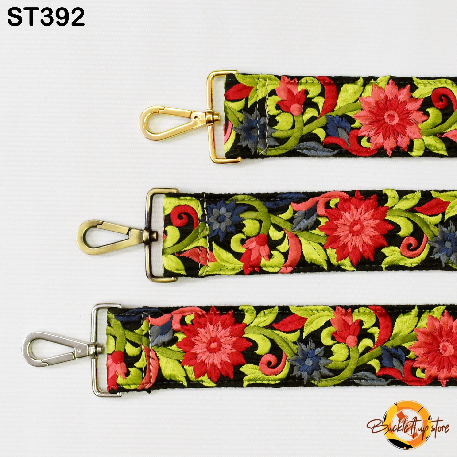 Gift for Sister Crossbody Strap for Purses Handbag Embroidered Strap Boho Bag Strap Floral Embroidery Replacement Strap Boho Guitar Strap