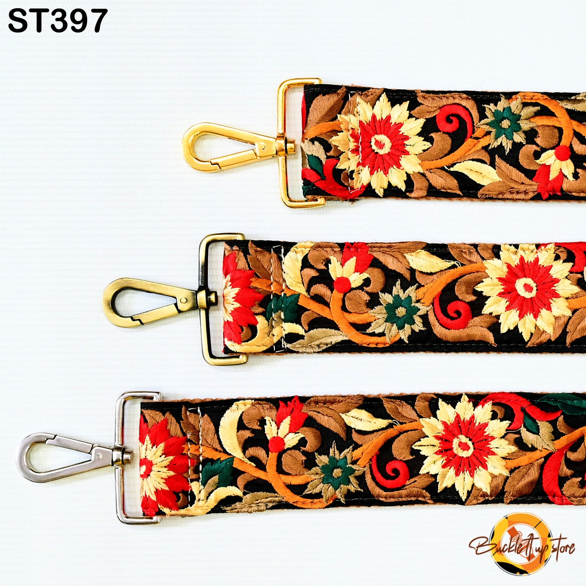 Replacement Strap Crossbody Strap for Purses Handbag Embroidered Sling Bags Strap Boho Bag Strap Floral Embroidery Guitar Strap Gift for Her