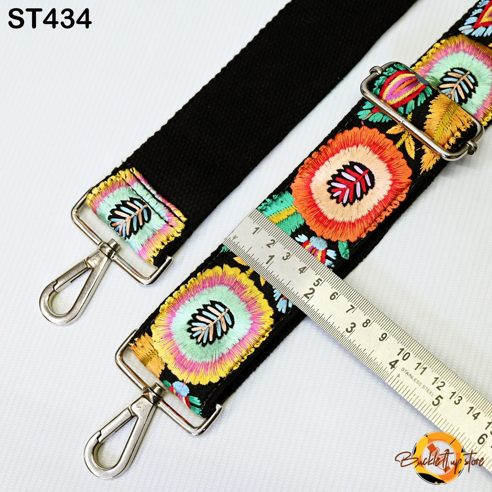 Adjustable Crossbody Bag Strap for Purses Sling Bags Embroidery Guitar Strap Replacement Handbag Strap Gift Friend Embroidered Camera Strap