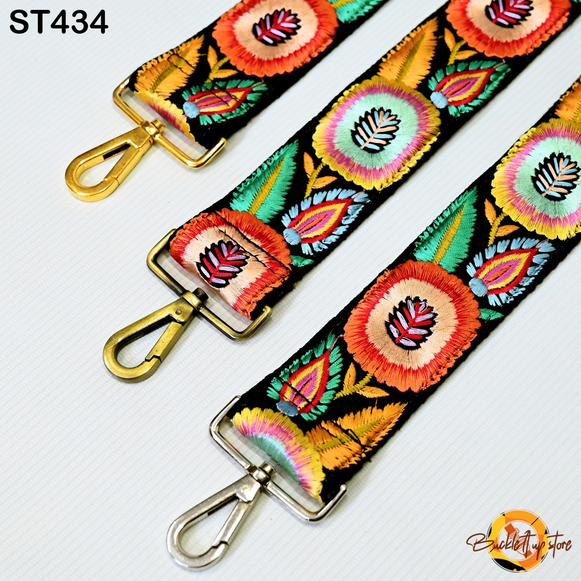 Adjustable Crossbody Bag Strap for Purses Sling Bags Embroidery Guitar Strap Replacement Handbag Strap Gift Friend Embroidered Camera Strap