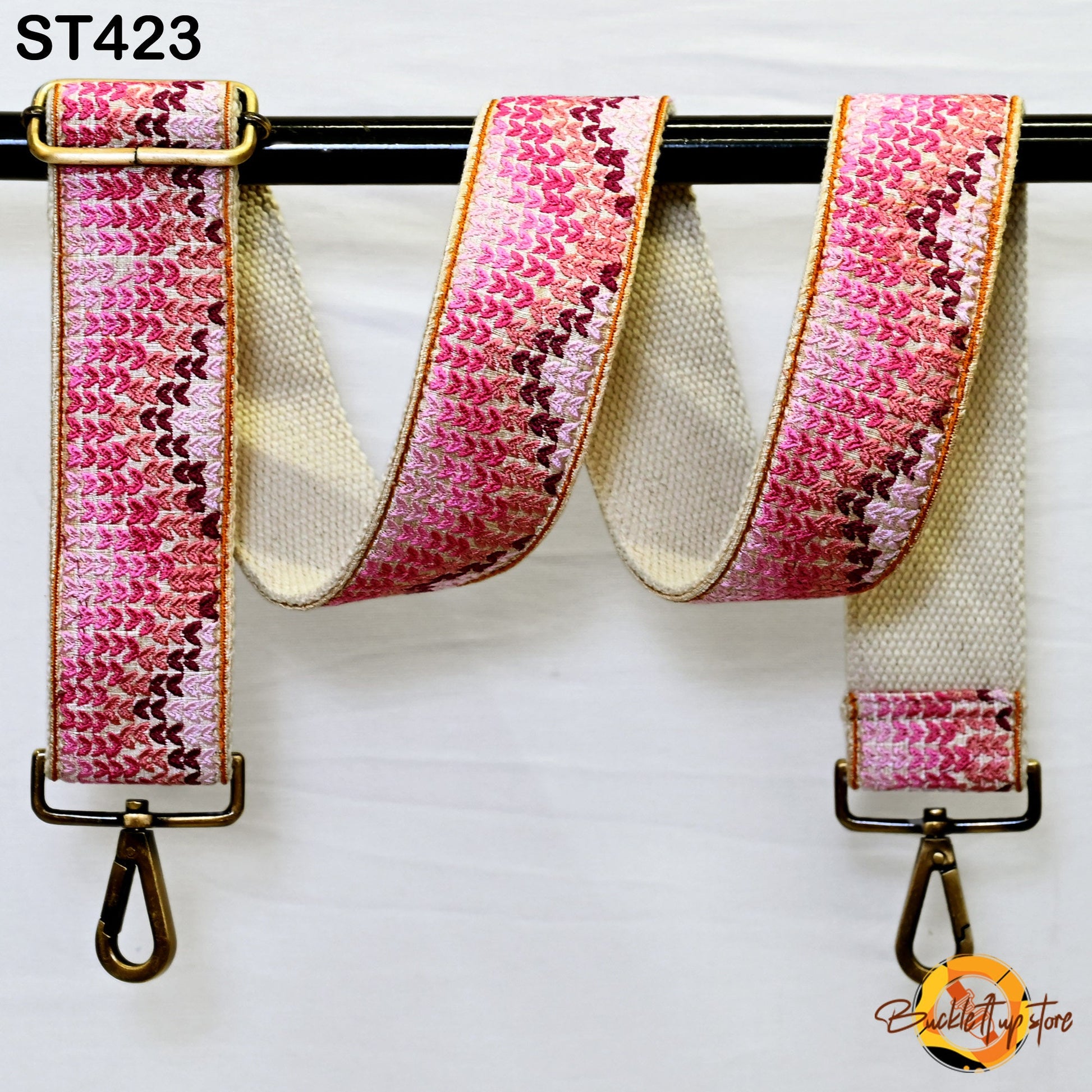 Replacement Purse Strap Embroidery Crossbody Strap for Purses Floral Embroidered Bag Strap Boho Guitar Strap Handbag Strap Gift for Sister