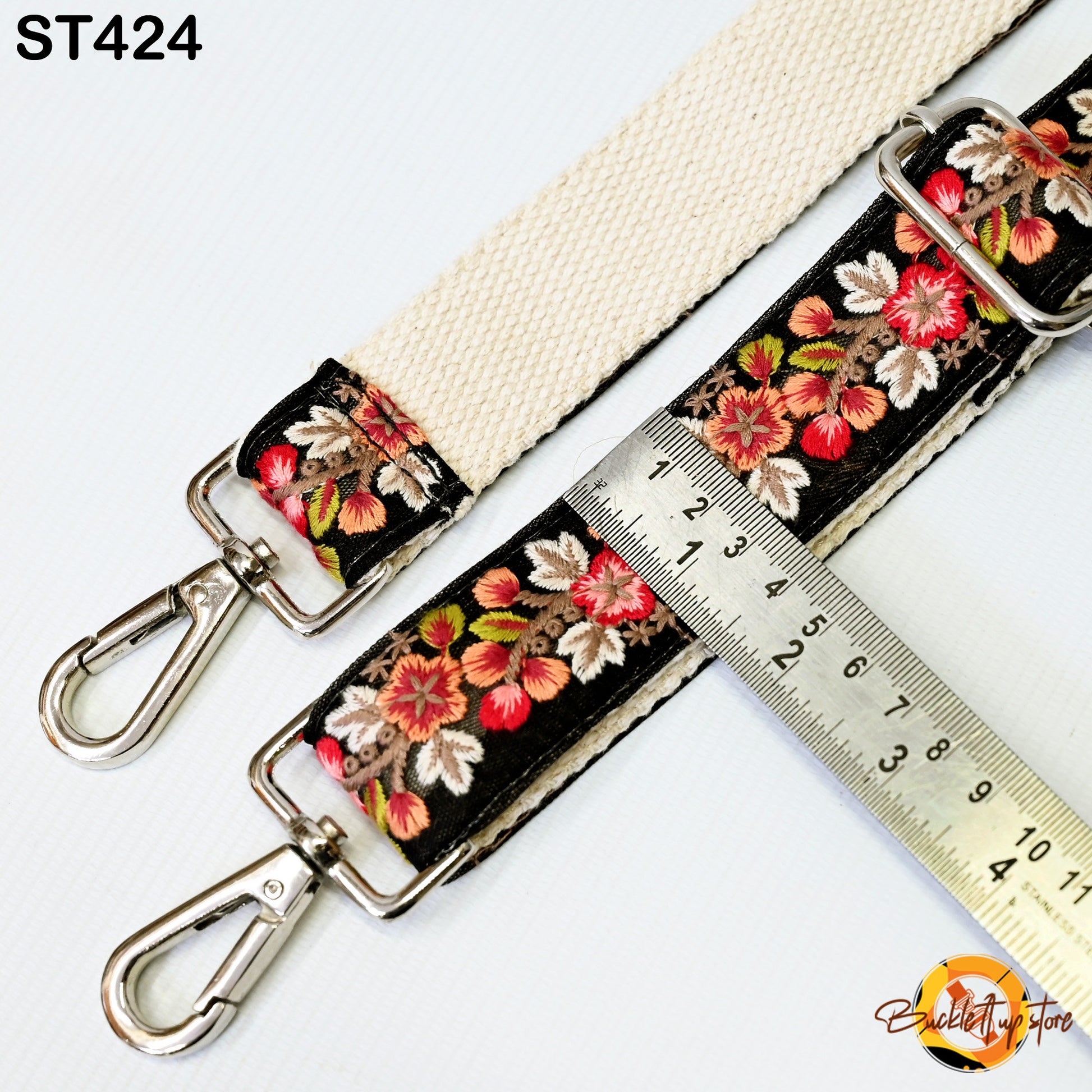 Gift for Dad Embroidered Messenger Bags Strap Crossbody Strap for Purses Boho Embroidery Replacement Strap Boho Guitar Strap Handbag Strap