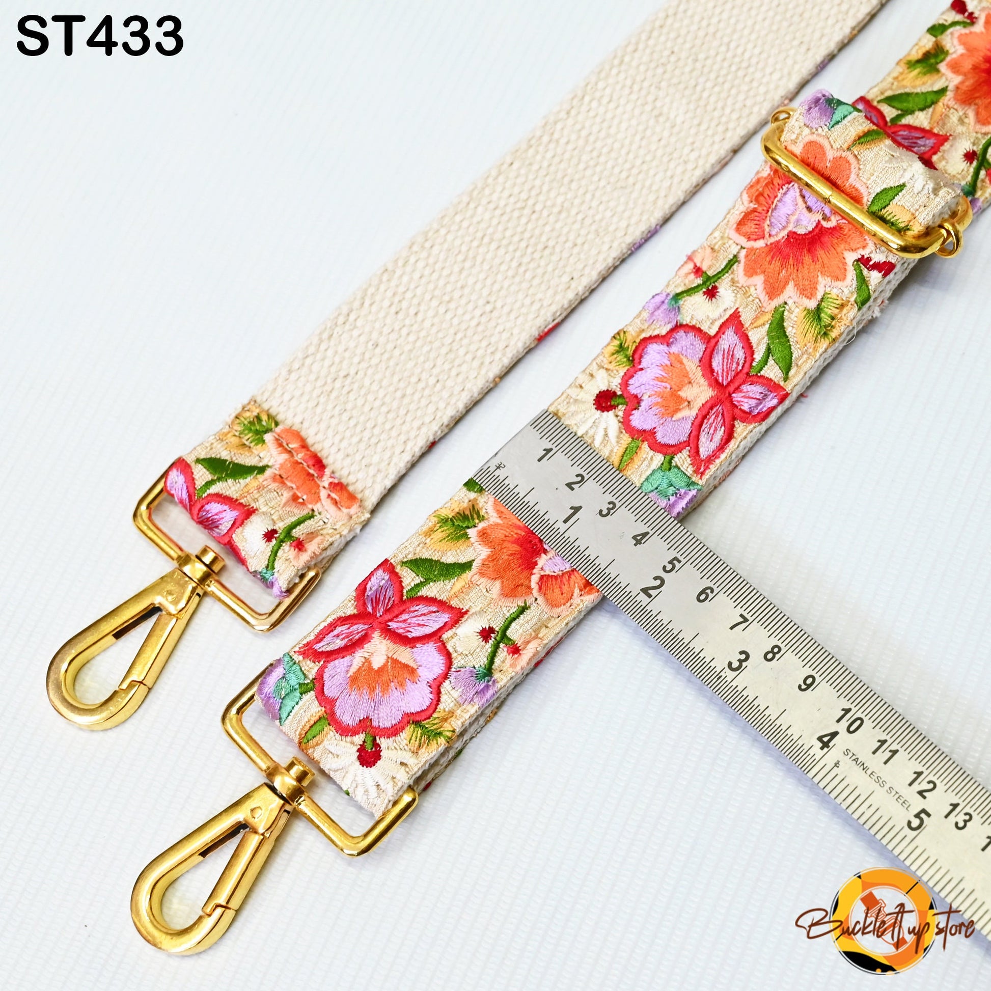 Embroidered Replacement Strap Canvas Sling Bag Strap Purse Strap Messenger Crossbody Strap Embroidery Custom Handbag Boho Guitar Strap Gift