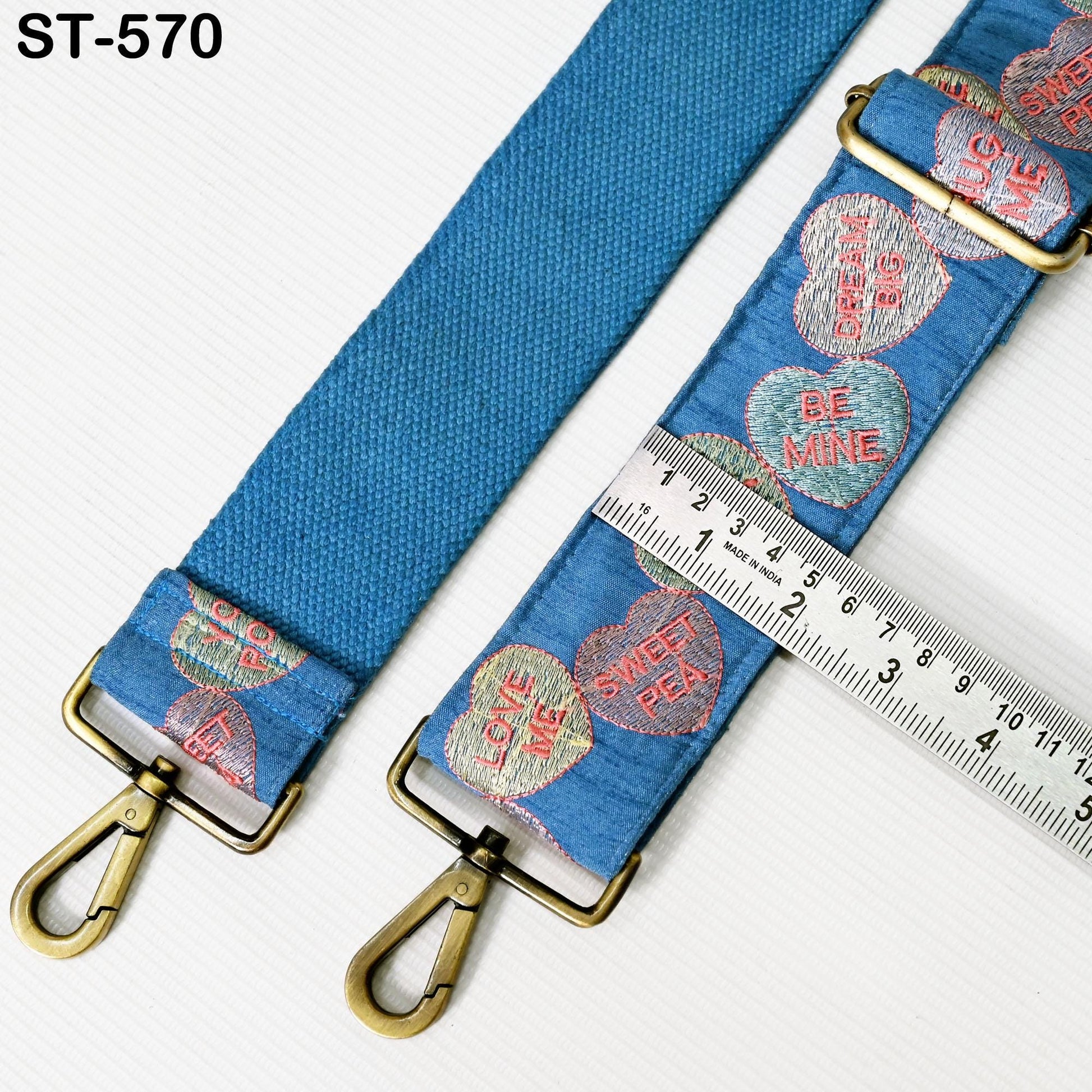 Adjustable Handbag Boho Bag Strap Embroidered Camera Strap Crossbody Strap for Purses Embroidery Replacement Guitar Strap Gift for Daughter