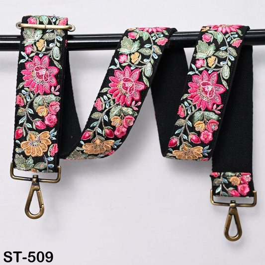 Embroidered Canvas Sling Bag Strap Messenger Crossbody Strap for Purses Handbag Embroidery Replacement Strap Boho Guitar Strap Gift Mother