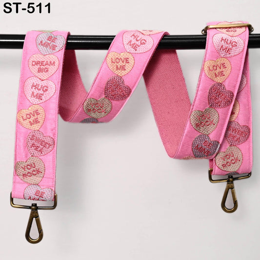 Embroidered Purse Strap Crossbody Strap for Purses Handbag Boho Bag Strap Floral Embroidery Replacement Strap Boho Guitar Strap Gift Sister