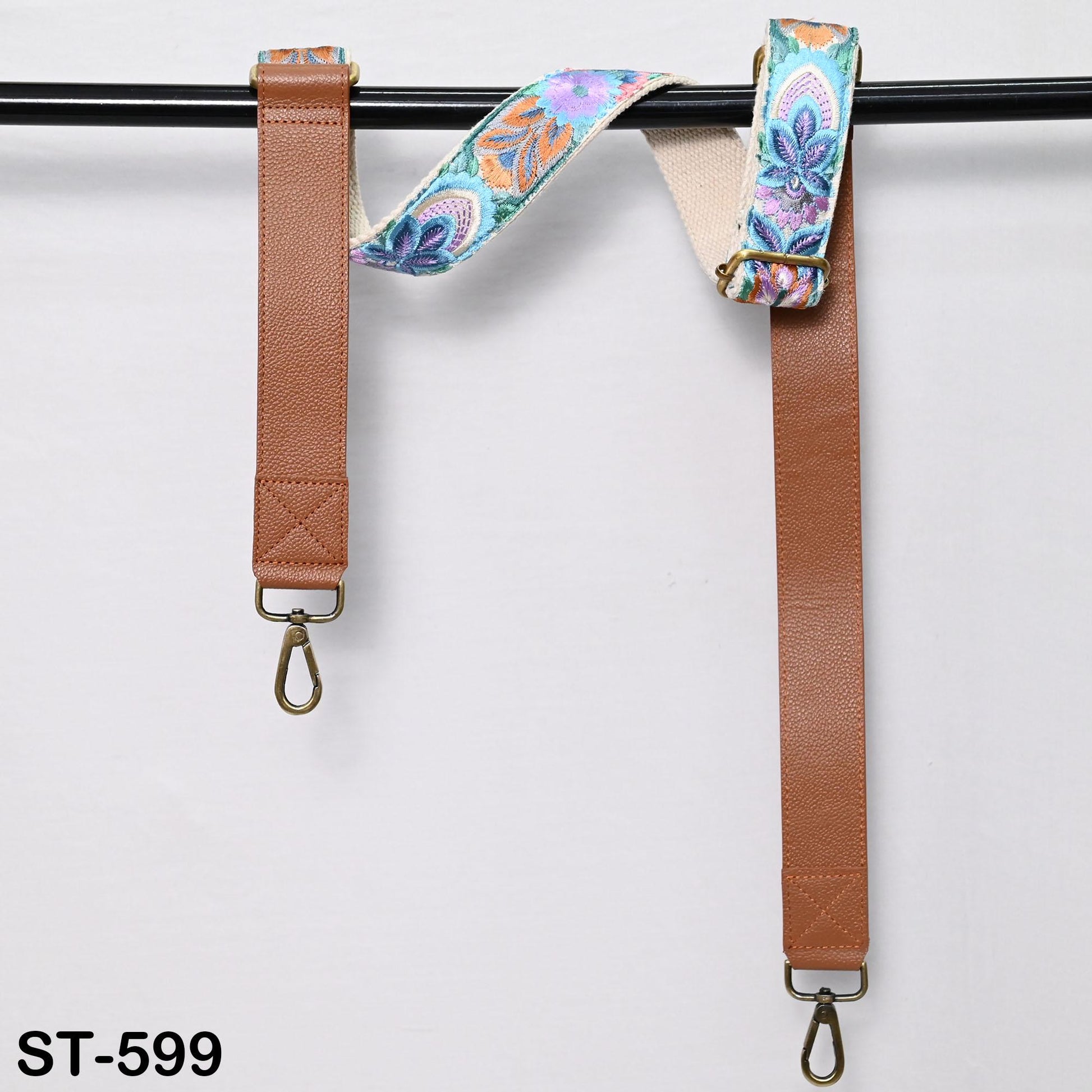 Replacement Leather Crossbody Strap Handbag Boho Bag Strap Camera Strap Purses Embroidery Brown Adjustable Strap Christmas Gift for Mother