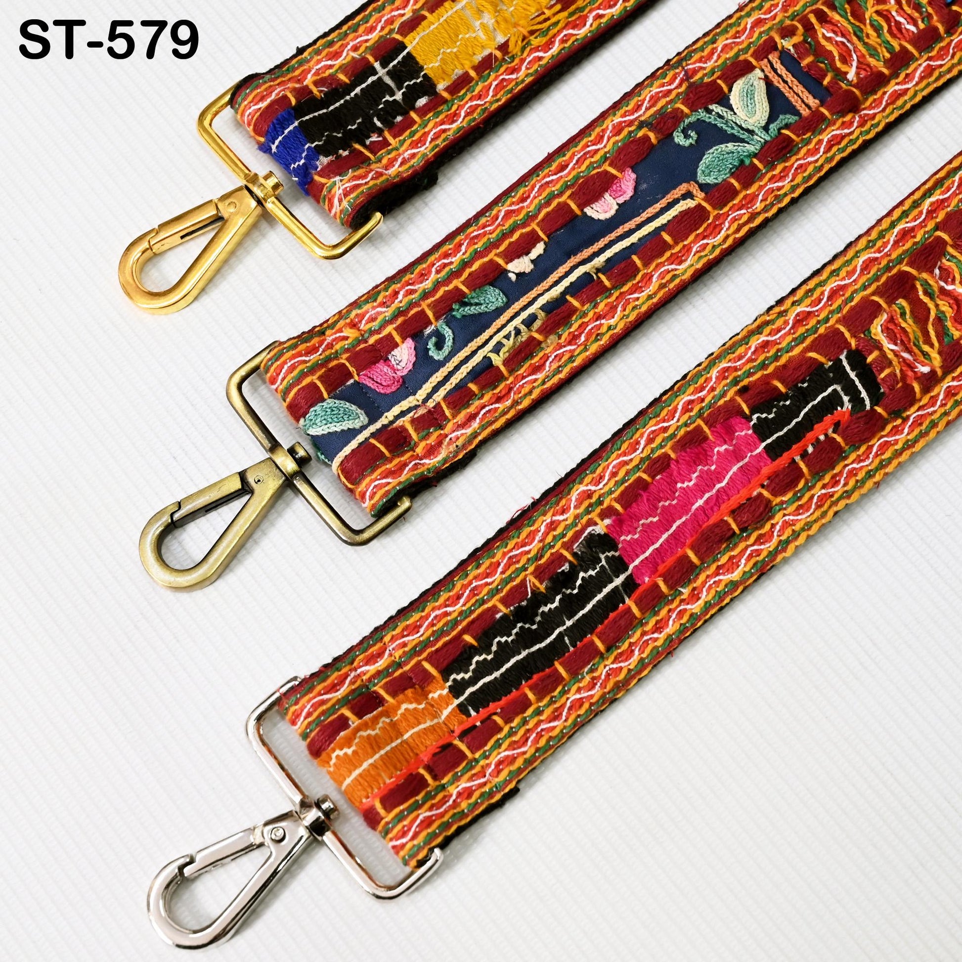 Kutch Embroidery Purse Strap Bohemian Crossbody Strap for Purses Handbag Messanger Bag Strap Embroidery Replacement Strap Gift for Sister