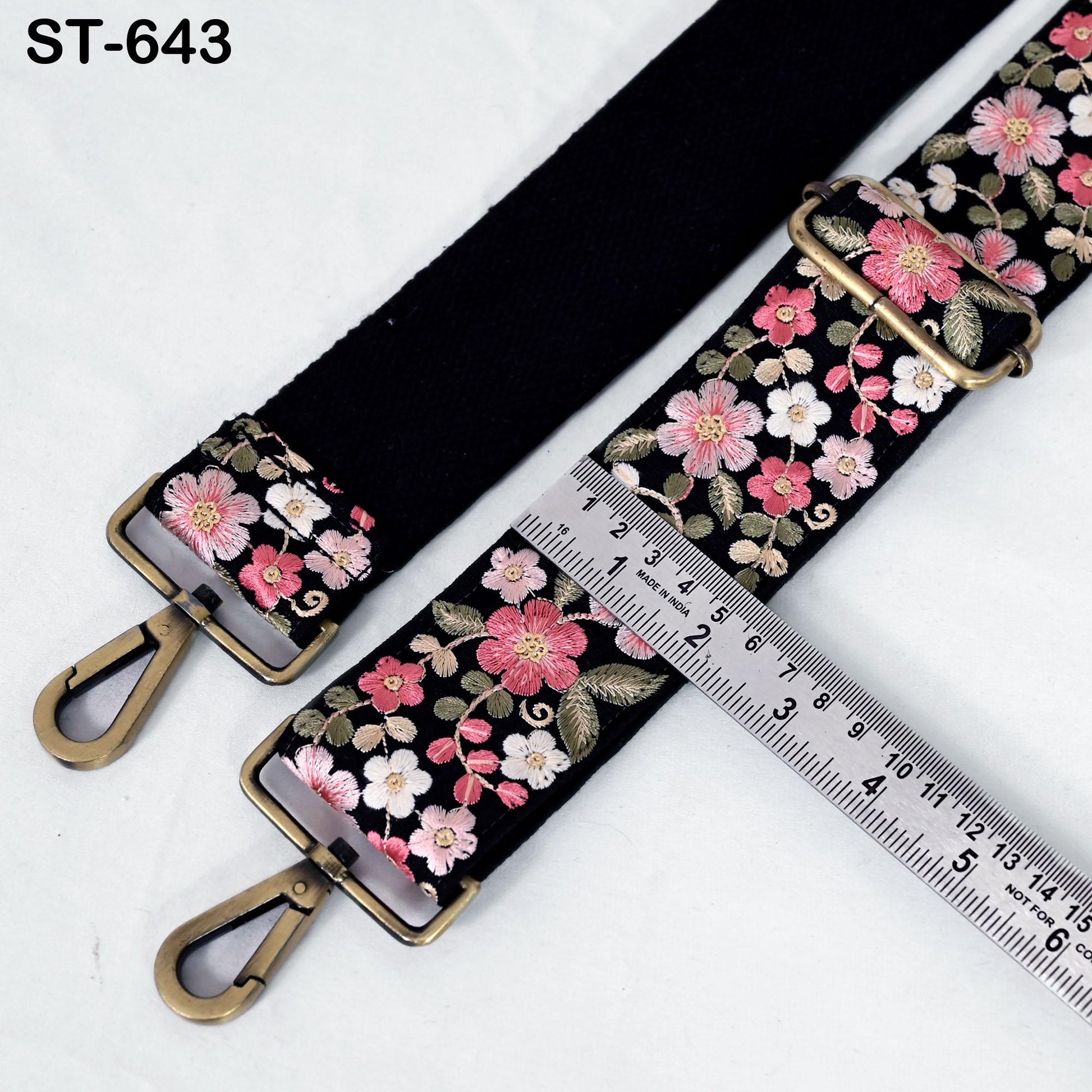 Replacement Handbag Boho Bag Strap Embroidered Camera Strap Crossbody Strap for Purses Embroidery Adjustable Guitar Strap Gift for Sister