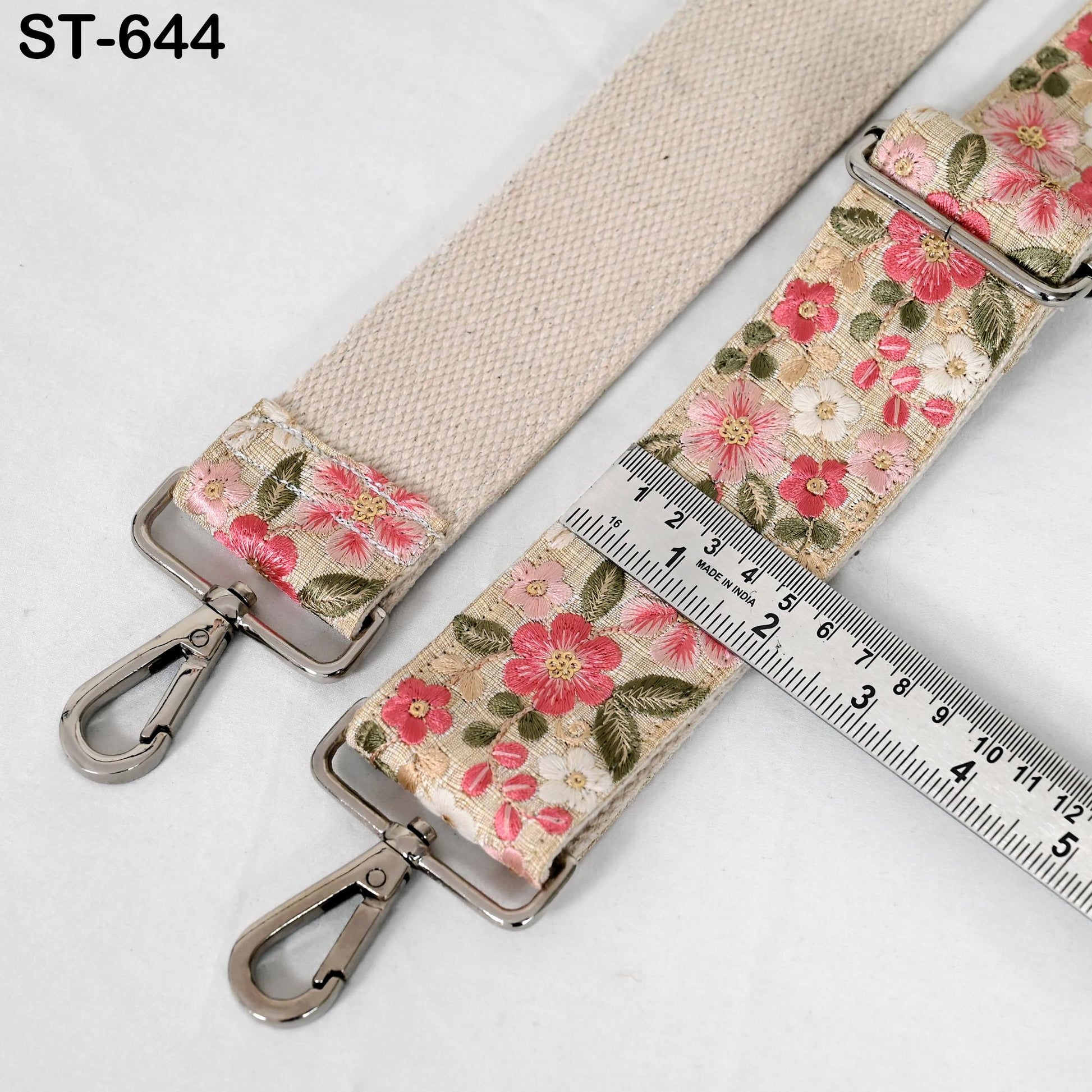 Camera Strap Detachable Crossbody Strap for Purses Embroidered Boho Handbag Messenger Bag Strap Replacement Strap Guitar Gift for Friends