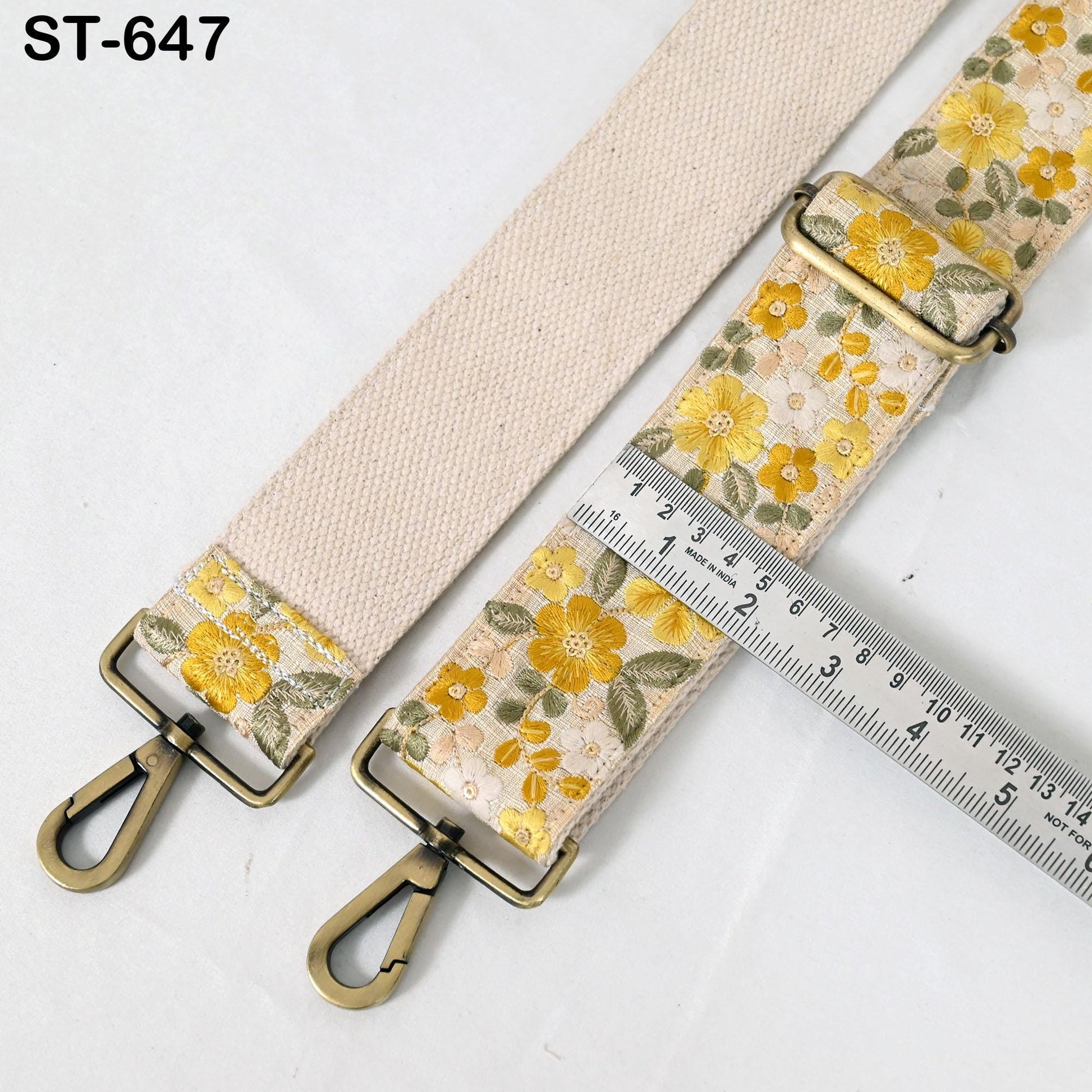 Embroidered Purse Strap Crossbody Strap for Purses Handbag Boho Bag Strap Floral Embroidery Replacement Strap Boho Guitar Strap Gift Sister