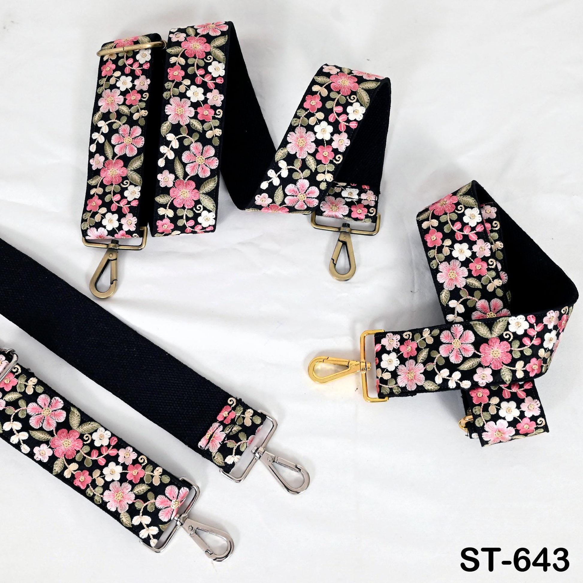 Replacement Handbag Boho Bag Strap Embroidered Camera Strap Crossbody Strap for Purses Embroidery Adjustable Guitar Strap Gift for Sister