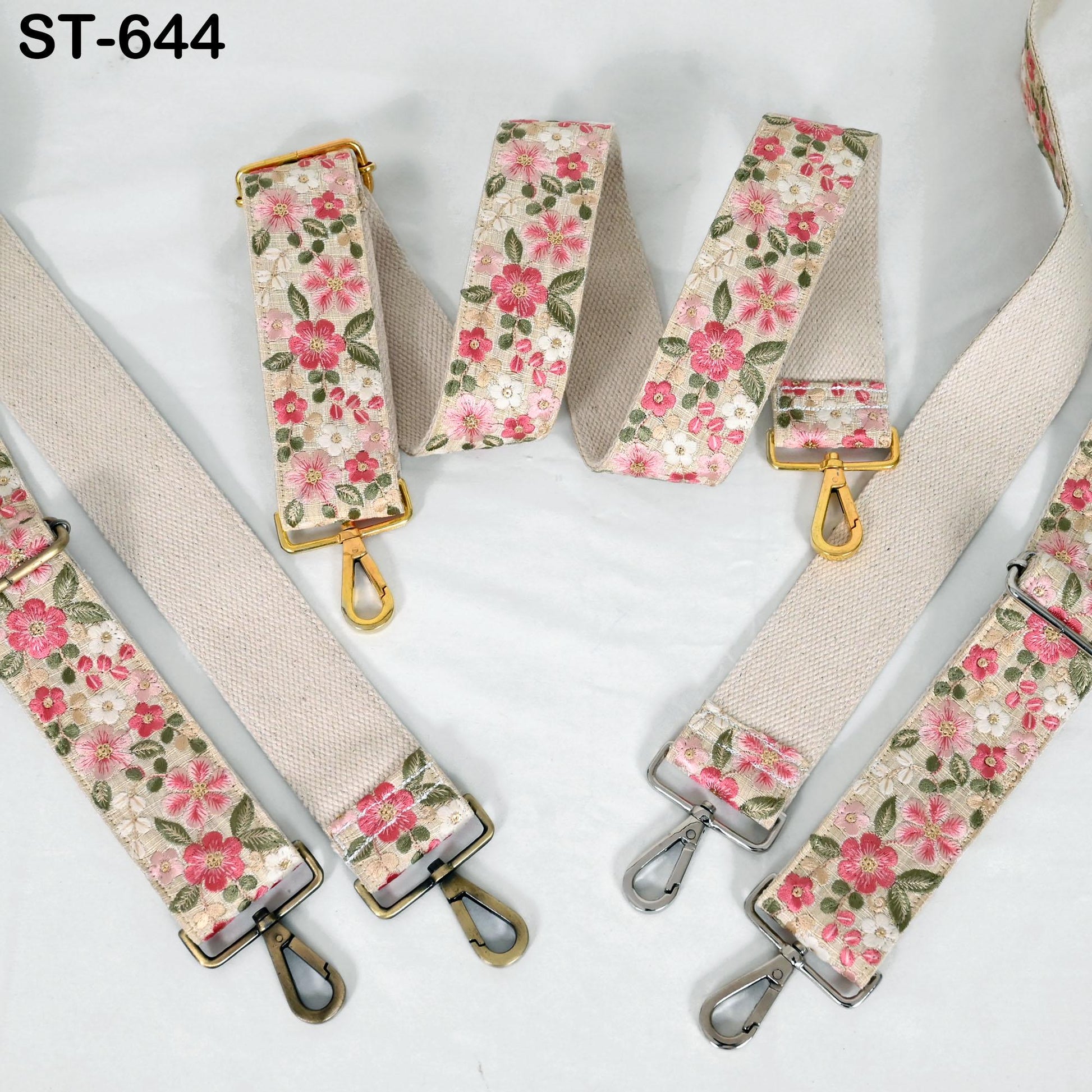 Camera Strap Detachable Crossbody Strap for Purses Embroidered Boho Handbag Messenger Bag Strap Replacement Strap Guitar Gift for Friends