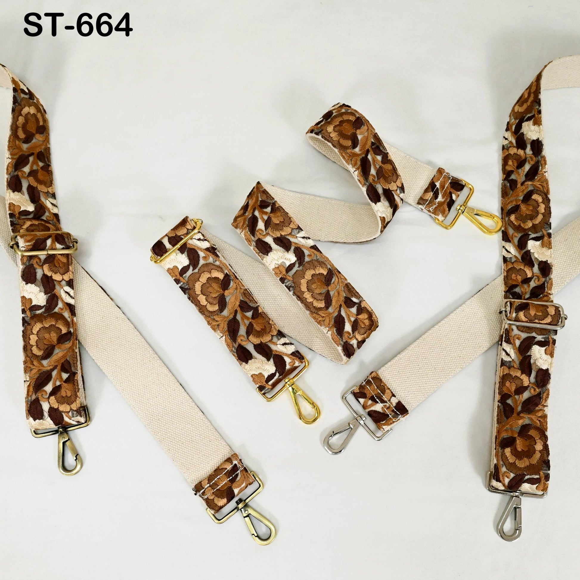 Embroidered Purse Strap Crossbody Strap for Purses Handbag Boho Bag Strap Floral Embroidery Replacement Strap Boho Guitar Strap Gift for Mom