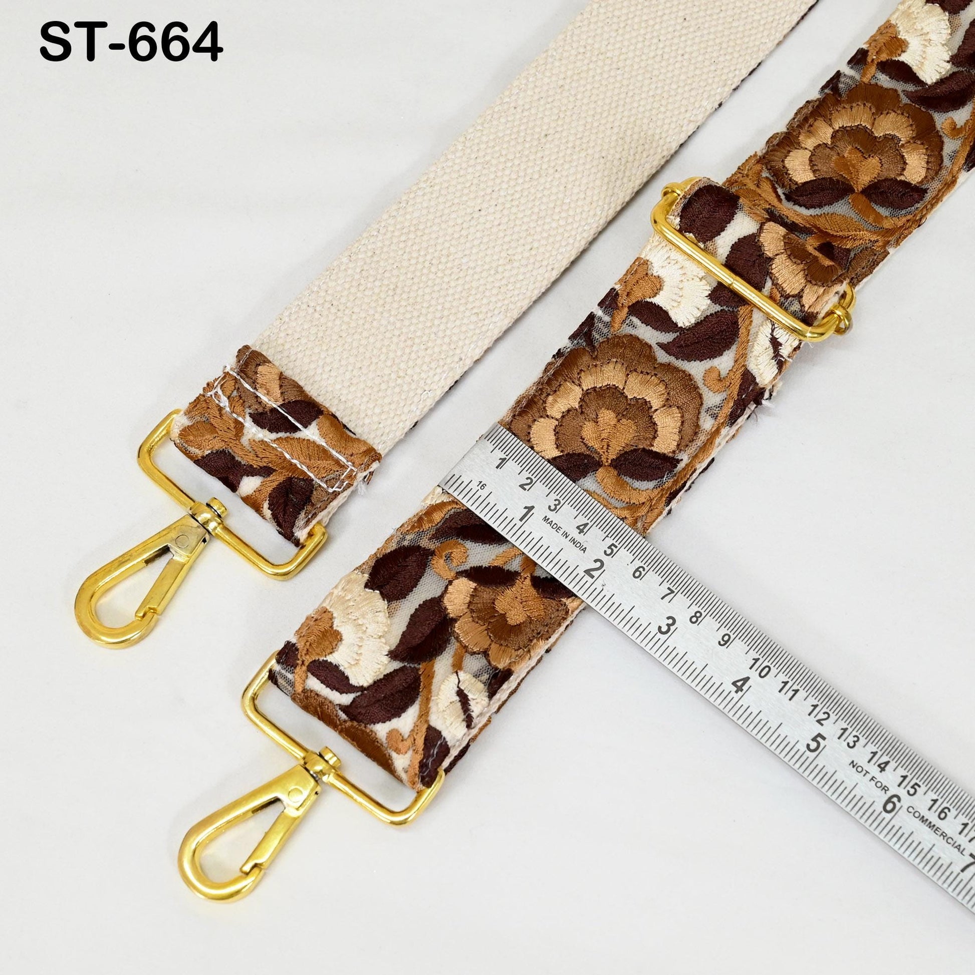 Embroidered Purse Strap Crossbody Strap for Purses Handbag Boho Bag Strap Floral Embroidery Replacement Strap Boho Guitar Strap Gift for Mom