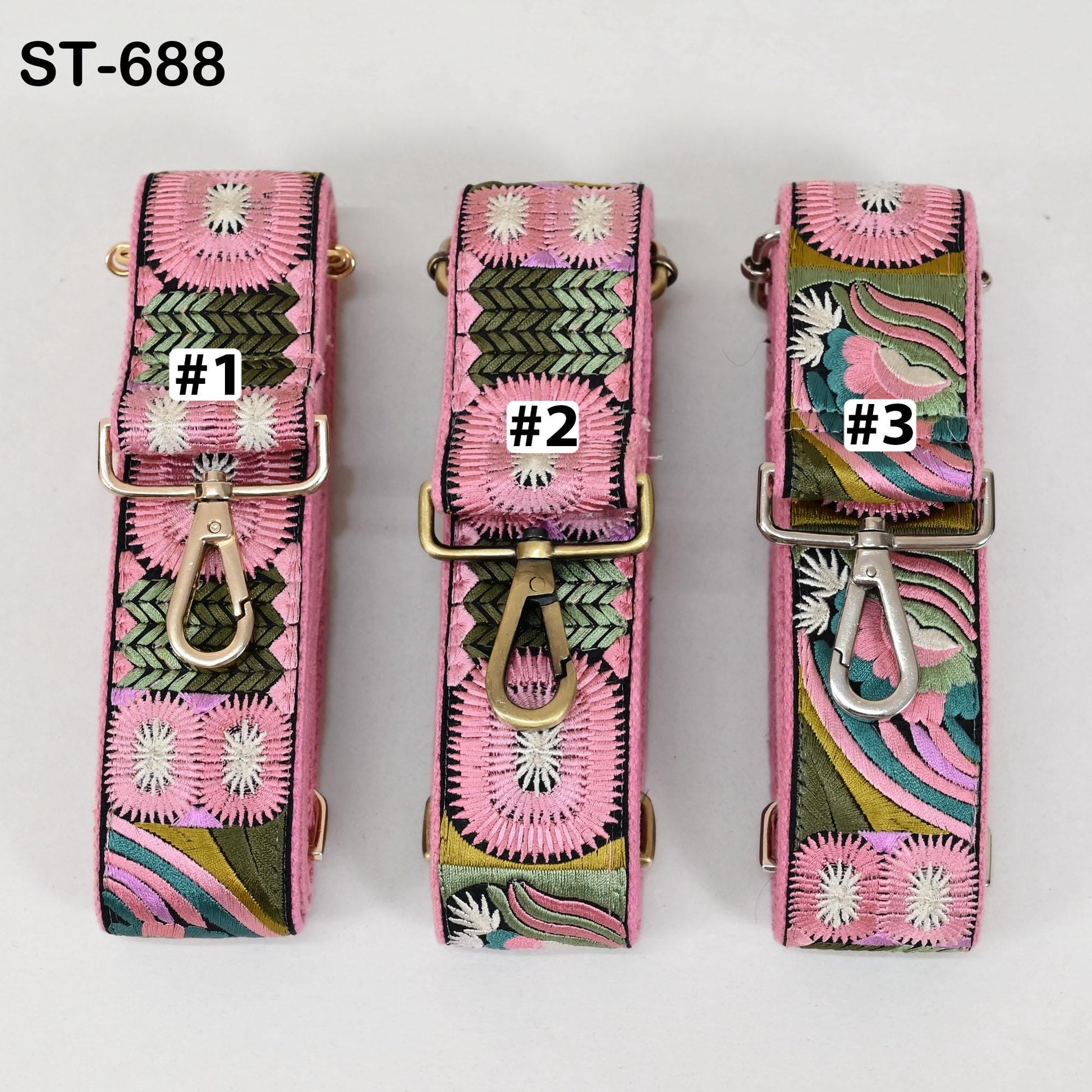 Adjustable Handbag Boho Bag Strap Embroidered Camera Strap Crossbody Strap for Purses Embroidery Replacement Guitar Strap Gift for Daughter