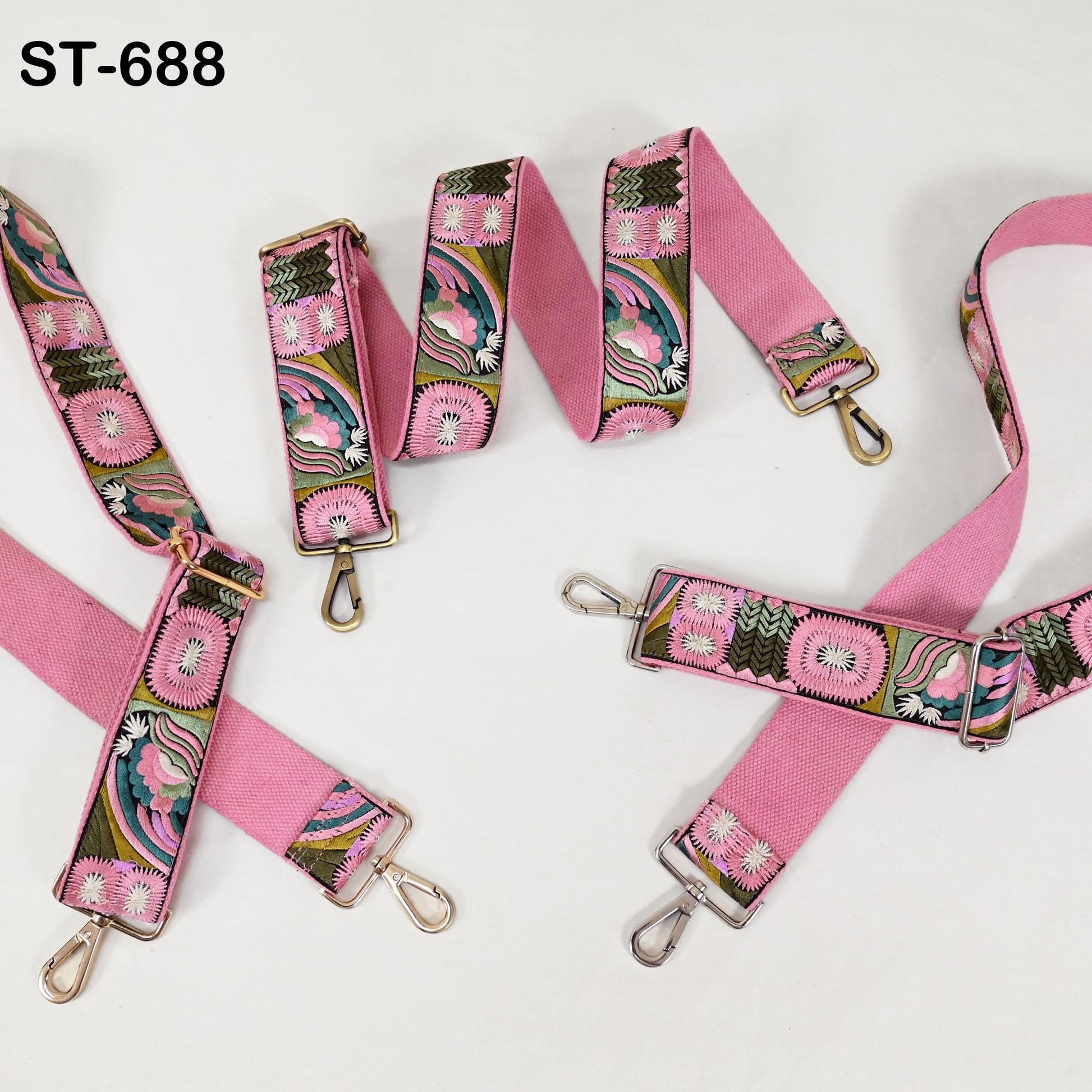 Adjustable Handbag Boho Bag Strap Embroidered Camera Strap Crossbody Strap for Purses Embroidery Replacement Guitar Strap Gift for Daughter