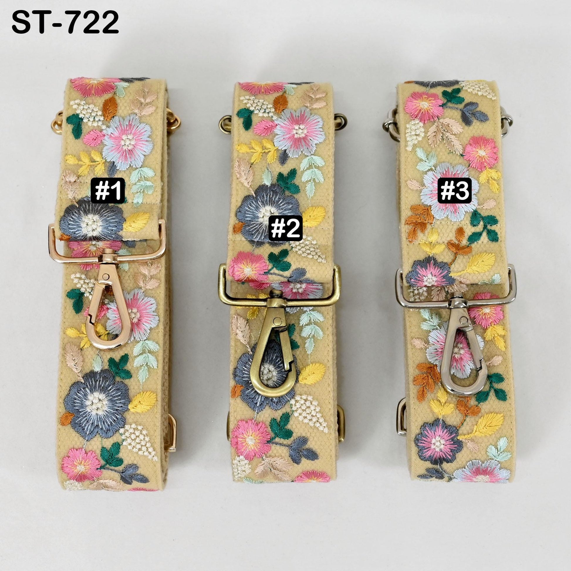 Embroidered Canvas Bag Strap Purse Strap Messenger Crossbody Strap for Purses Handbag Embroidery Replacement Strap Boho Guitar Strap Gift